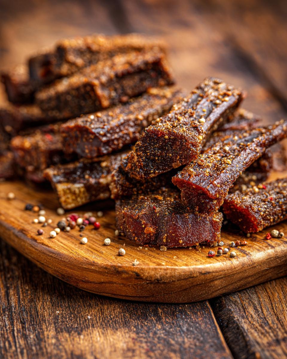 Close-up of a wooden platter with homemade Hearts and Bones dog treats.