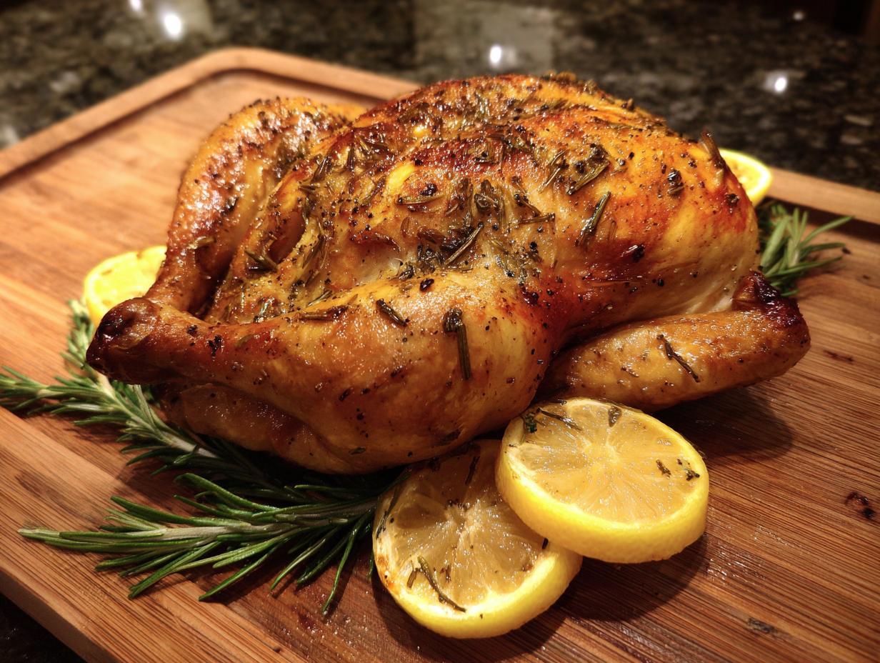 Date Night: 1 Delicious Lemon Herb Roasted Chicken