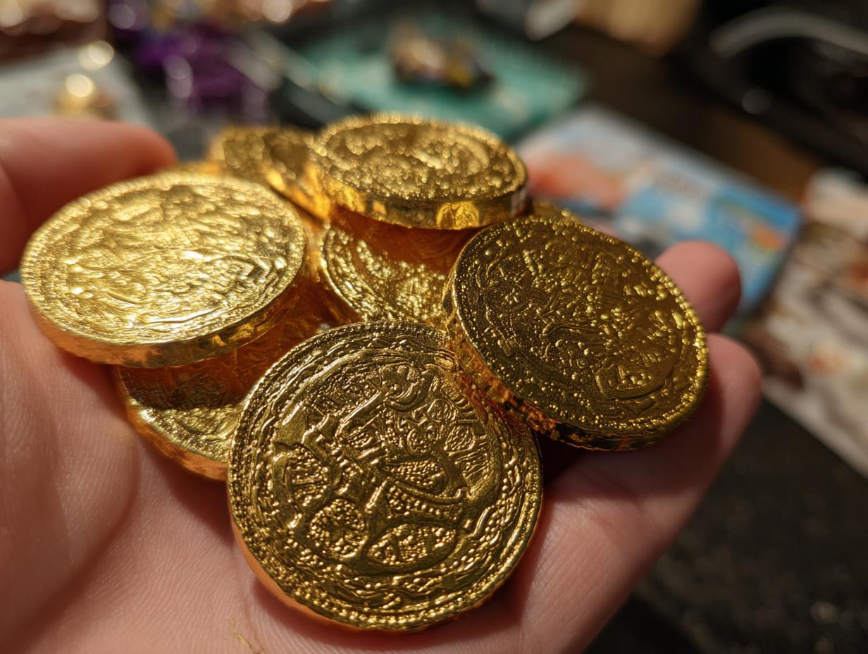 Leprechaun Gold Chocolate Coins Cookies: 1 Easy Recipe