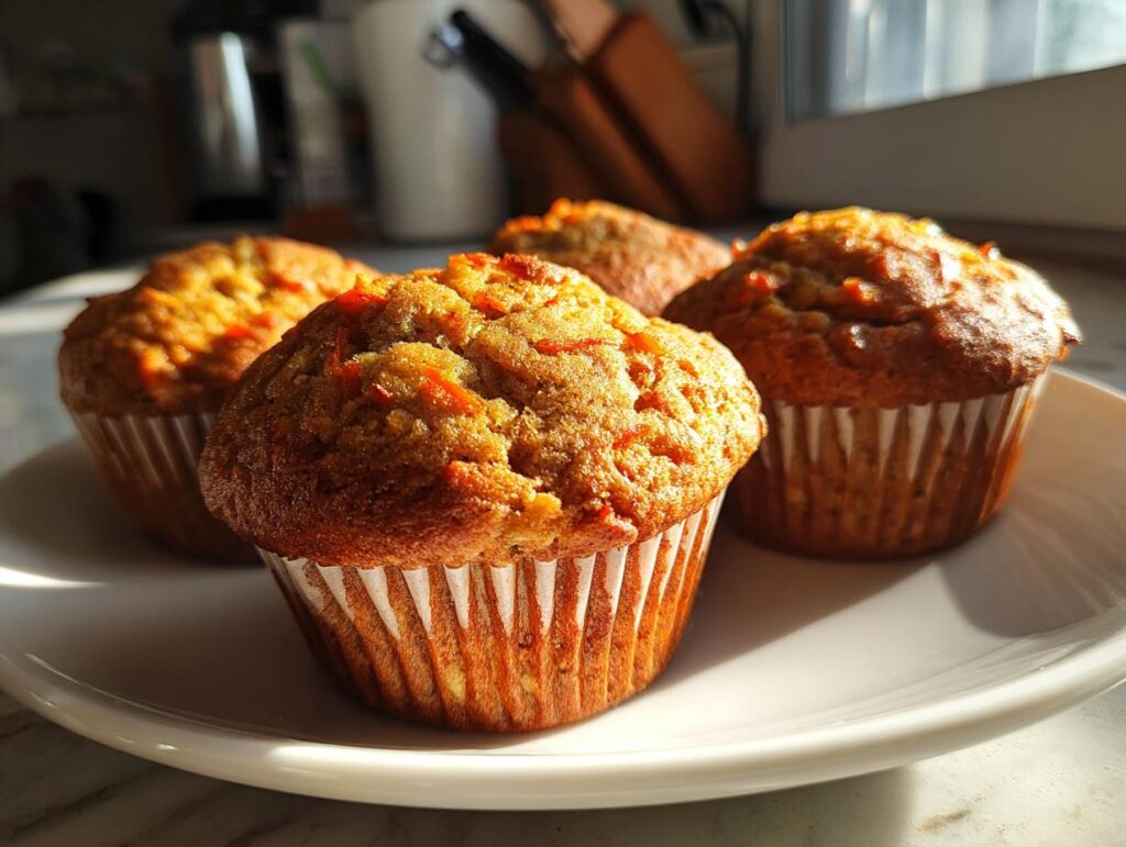Carrot Cake Dog Muffins (No Sugar) - Featured