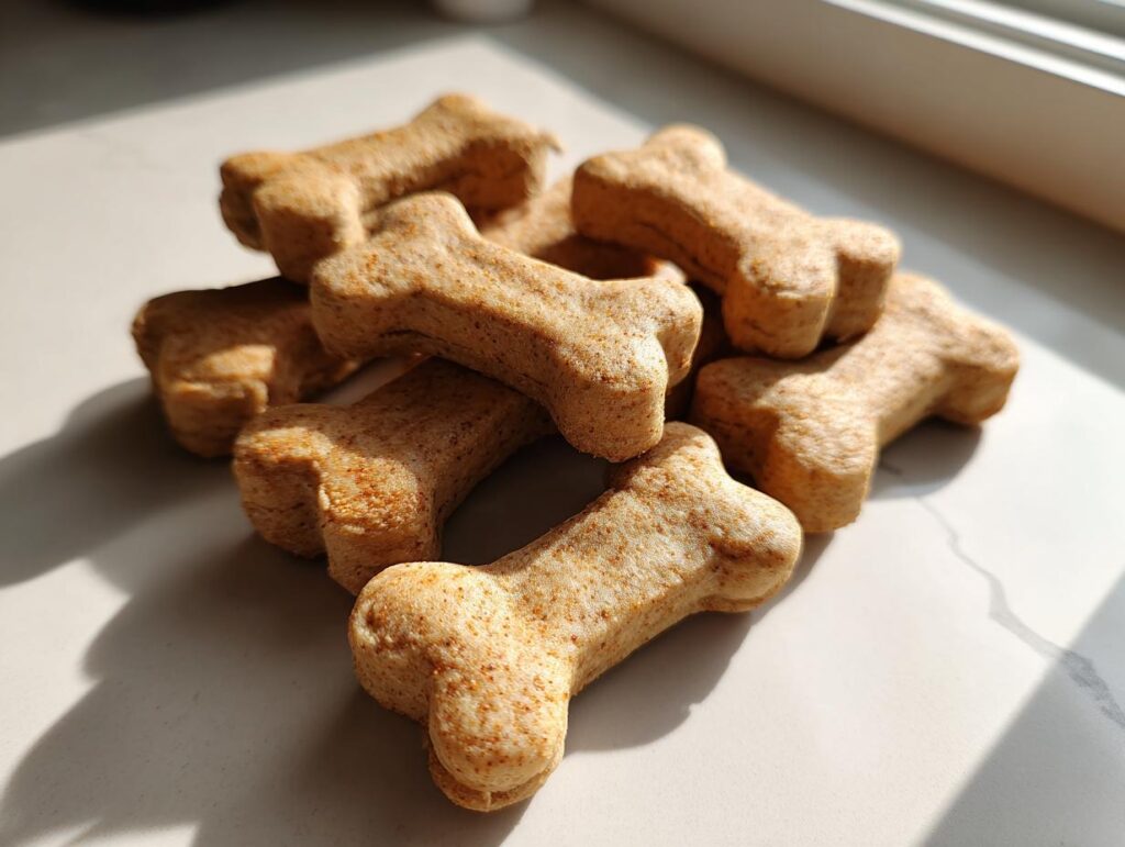 Crunchy Apple Cinnamon Dog Biscuits - Featured