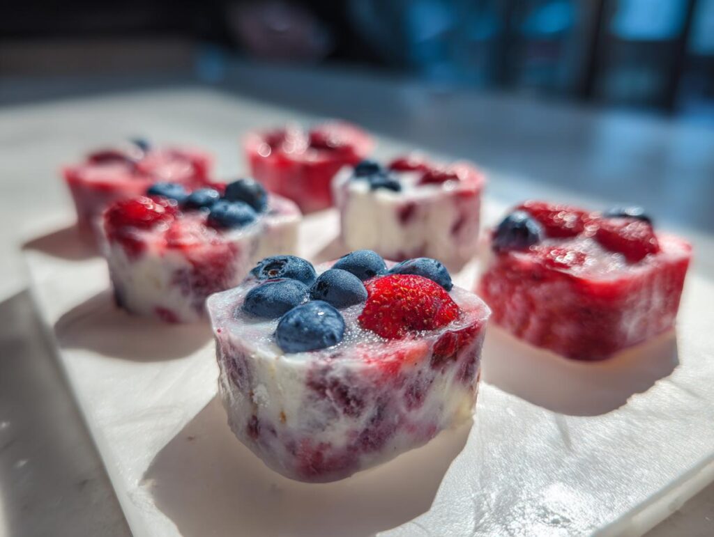 Frozen Berry Dog Treats - Featured