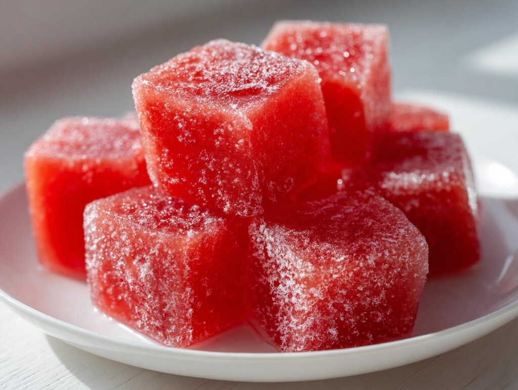 Frozen Watermelon Dog Treat Cubes - Featured