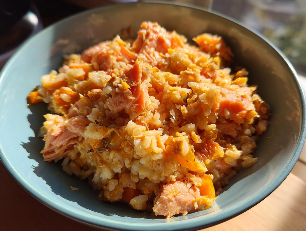 Nutritious Salmon & Pumpkin Dog Dinner Your Pup Will Devour