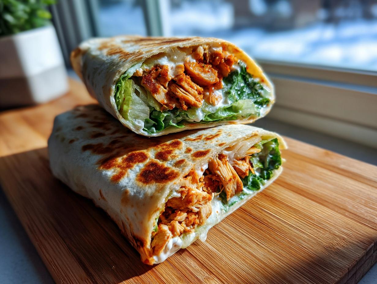 Easy Chicken Caesar Wrap: 1 Recipe, 15 Minutes!