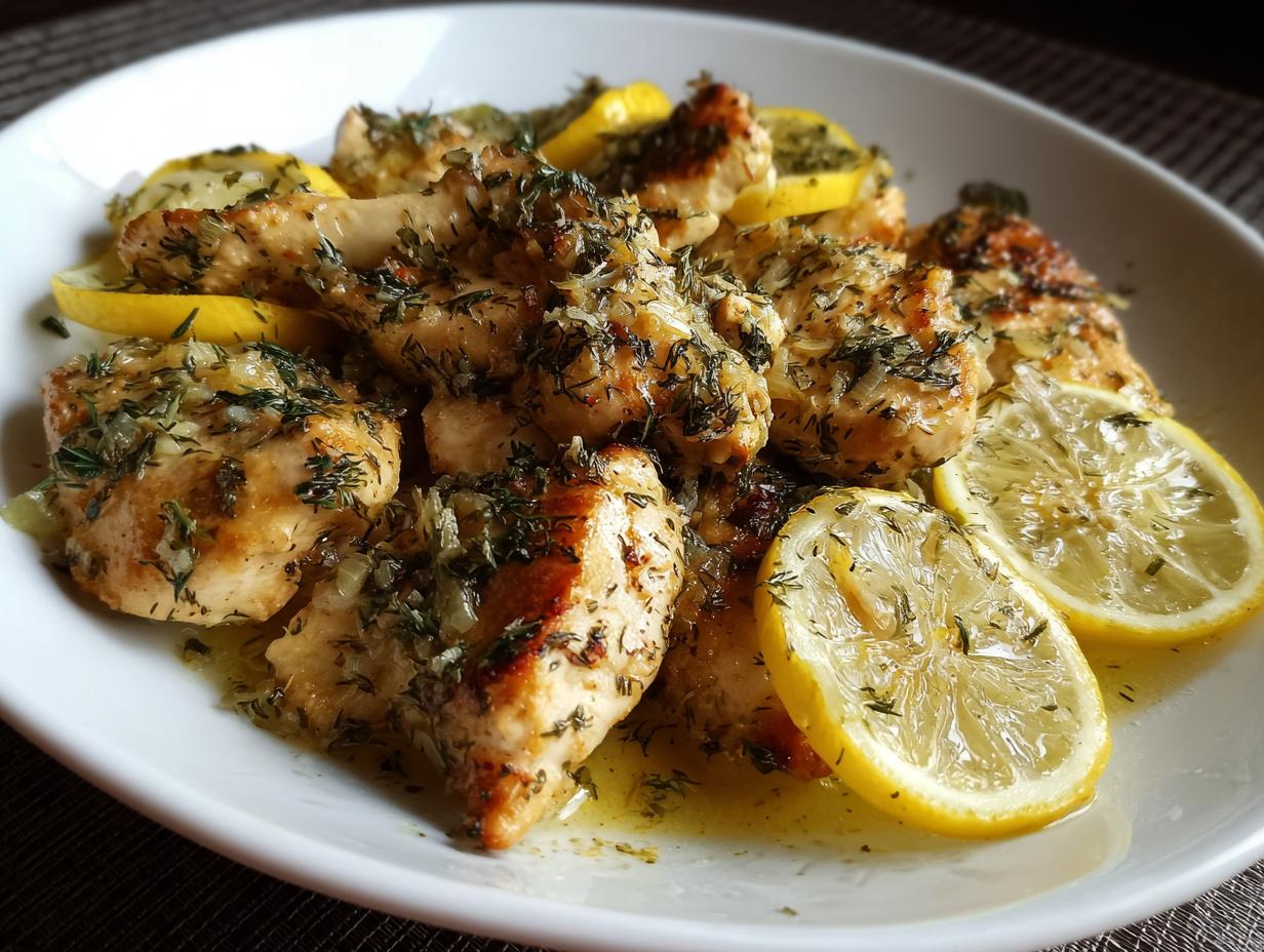Creamy Lemon Dill Chicken: 30-Min Recipe Delight!