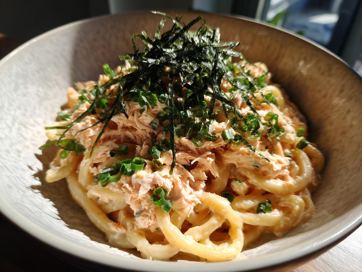Unbelievable! 15-Min Creamy Mentaiko Udon Recipe