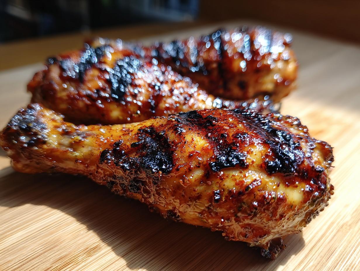 Amazing Grilled Honey Mustard Chicken Drumsticks: 1 Recipe!