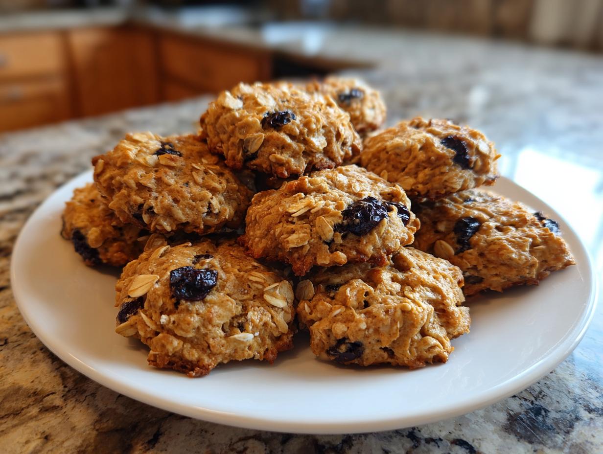 Make *Blueberry Oat Crunch Dog Cookies* in 20 Mins!