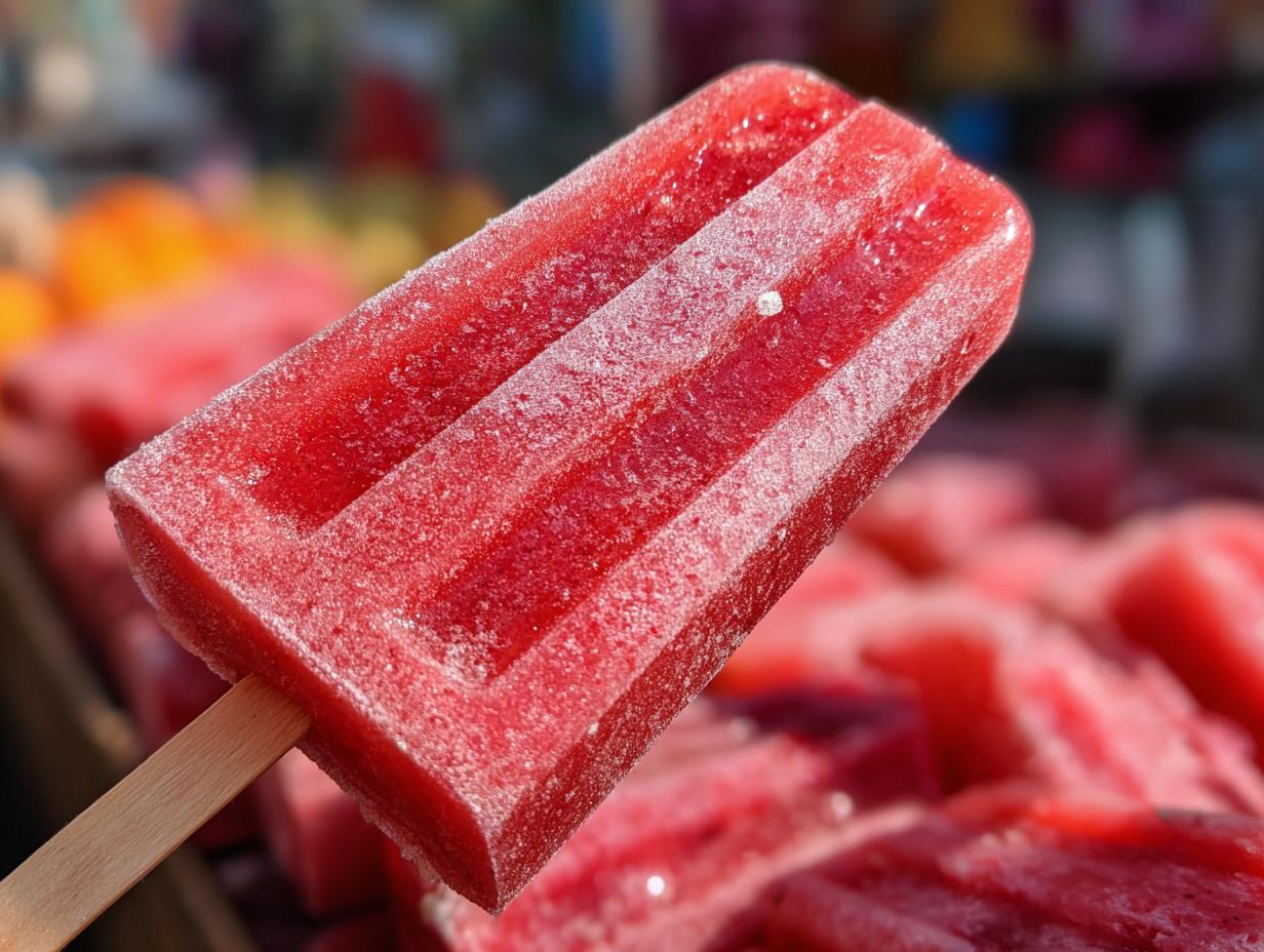Make 10 Delicious Coconut Strawberry Frozen Dog Pops!