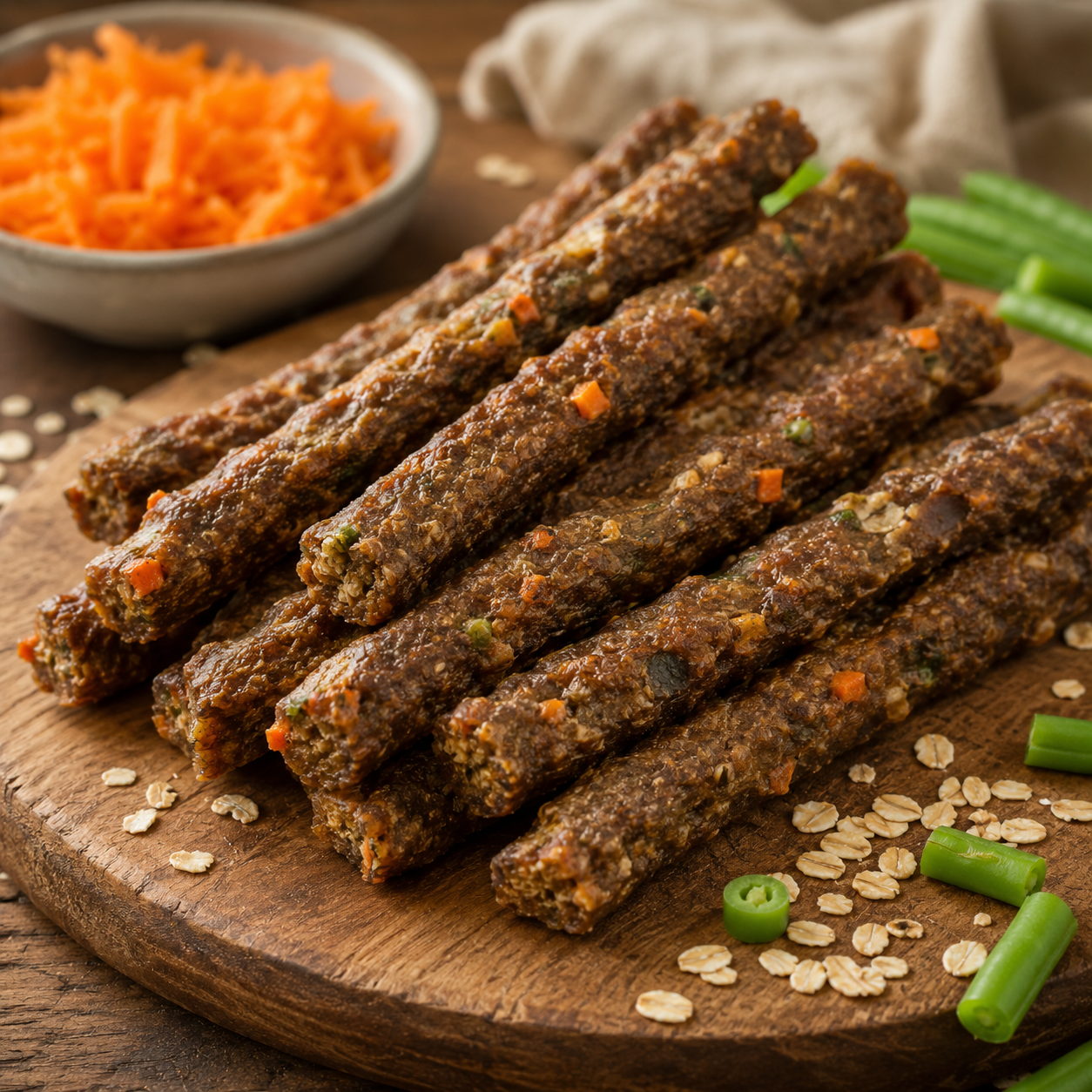 Easy Beef and Vegetable Chew Sticks for Dogs