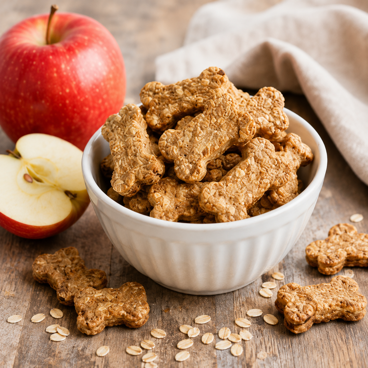 Homemade Dog Food Recipes | Apple Oat Crunch…